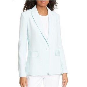 Rag & Bone Rylie Grosgrain Trim
Crepe Blazer snow blossom  Size 8 NWOT